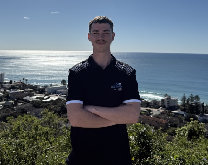 Daniel Marmont, founder of Marmont Electrical, on the Northern Beaches